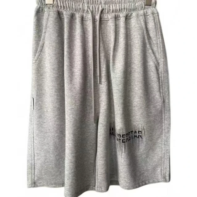 508灰色青少年时尚潮流休闲五分裤