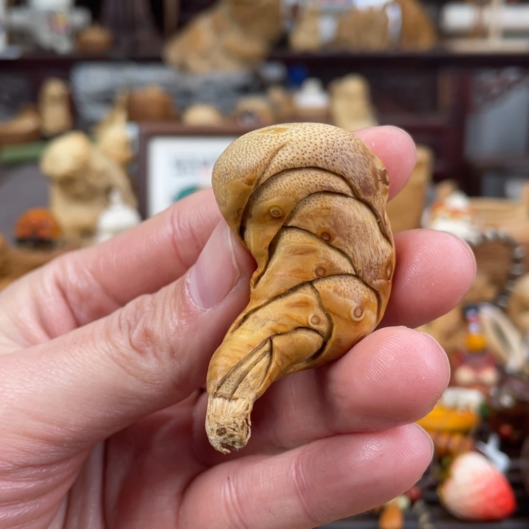 木?方颜竹木艺术把件