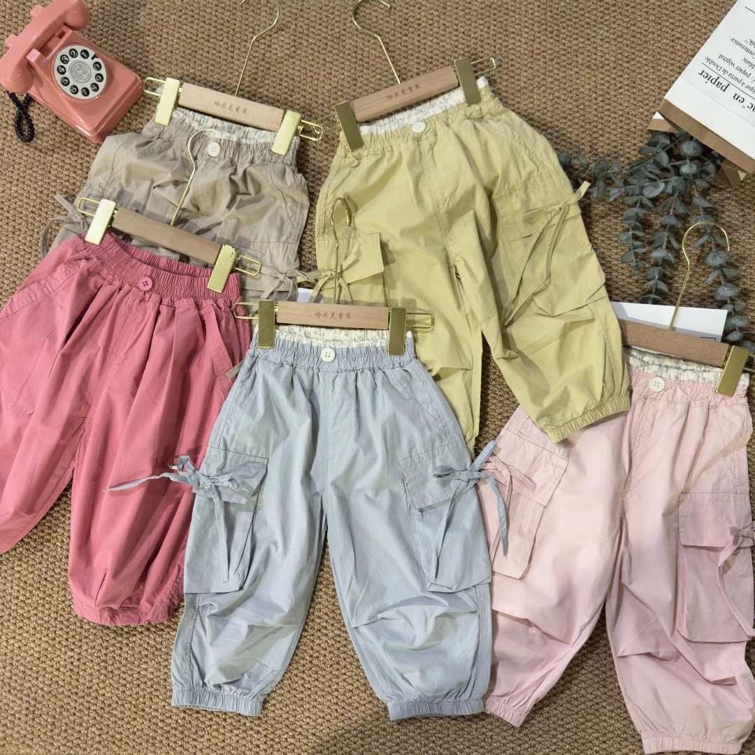 【瑕疵浮力】柒小冉 九分水洗工装棉布裤