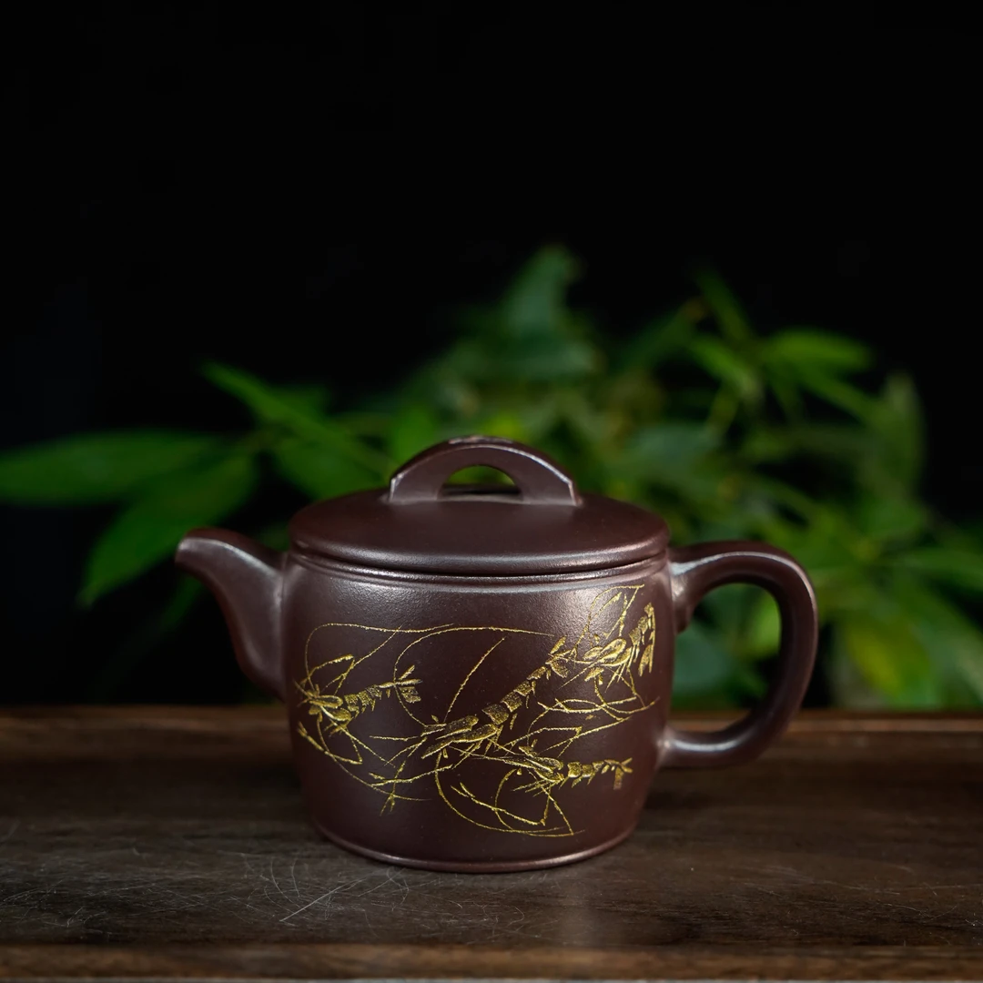 GSZS-5190   周龙华   宜兴手工紫砂   汉瓦