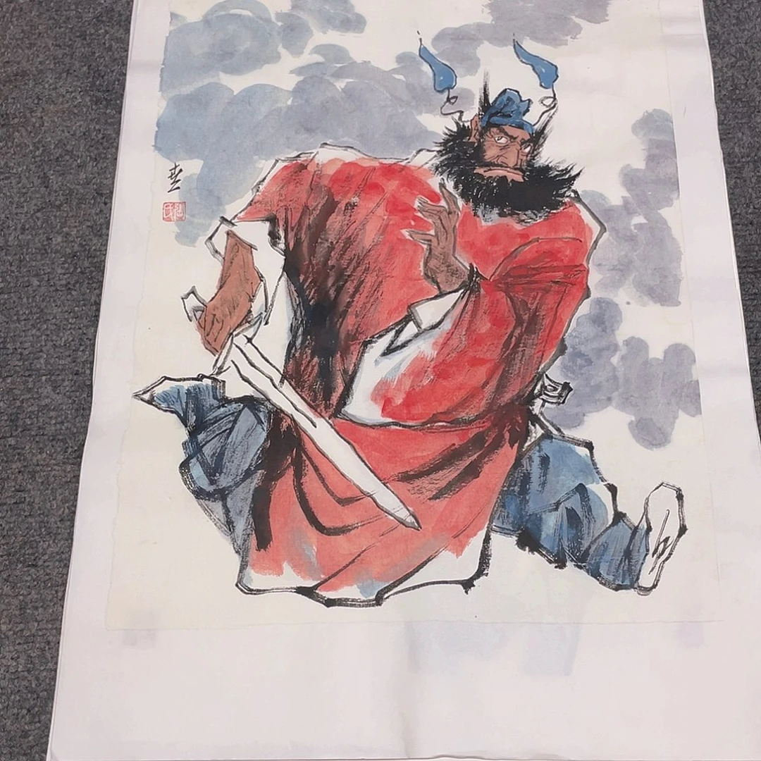 国画1.4平尺纯手绘国画作品