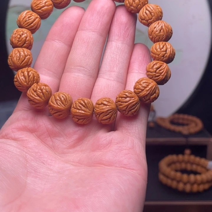 桃核手串14暴龙火焰