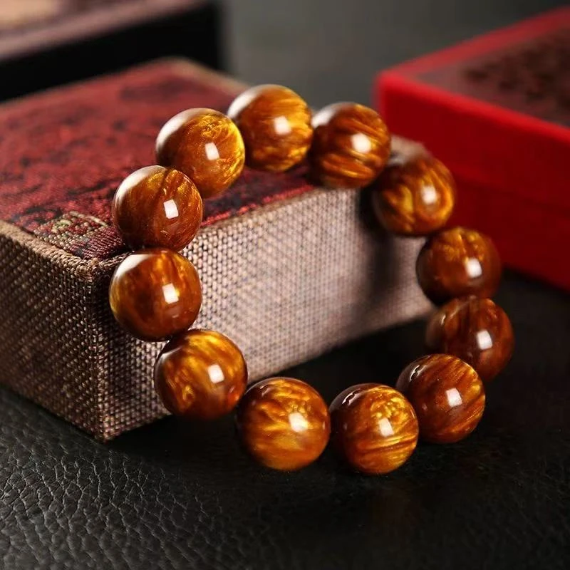 非金属树脂手链 金丝海柳手串佛珠手链黑珊瑚血柳108文玩二代海柳