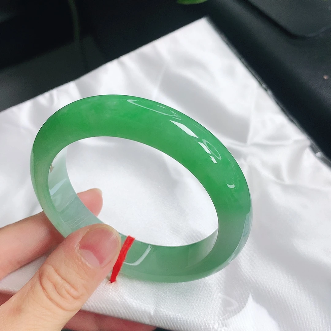 未镶嵌手镯翡翠正阳绿19