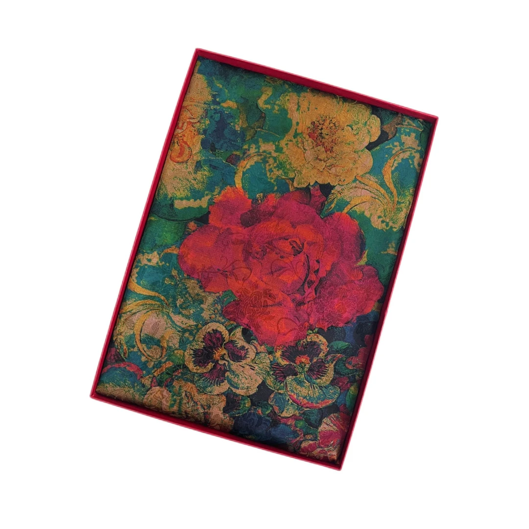 红绿知否 香韵纱 花萝 提花 镂空 180*70长巾