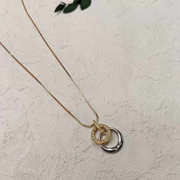 90新  【六六中古】孤品简约项链ew315链长40-46