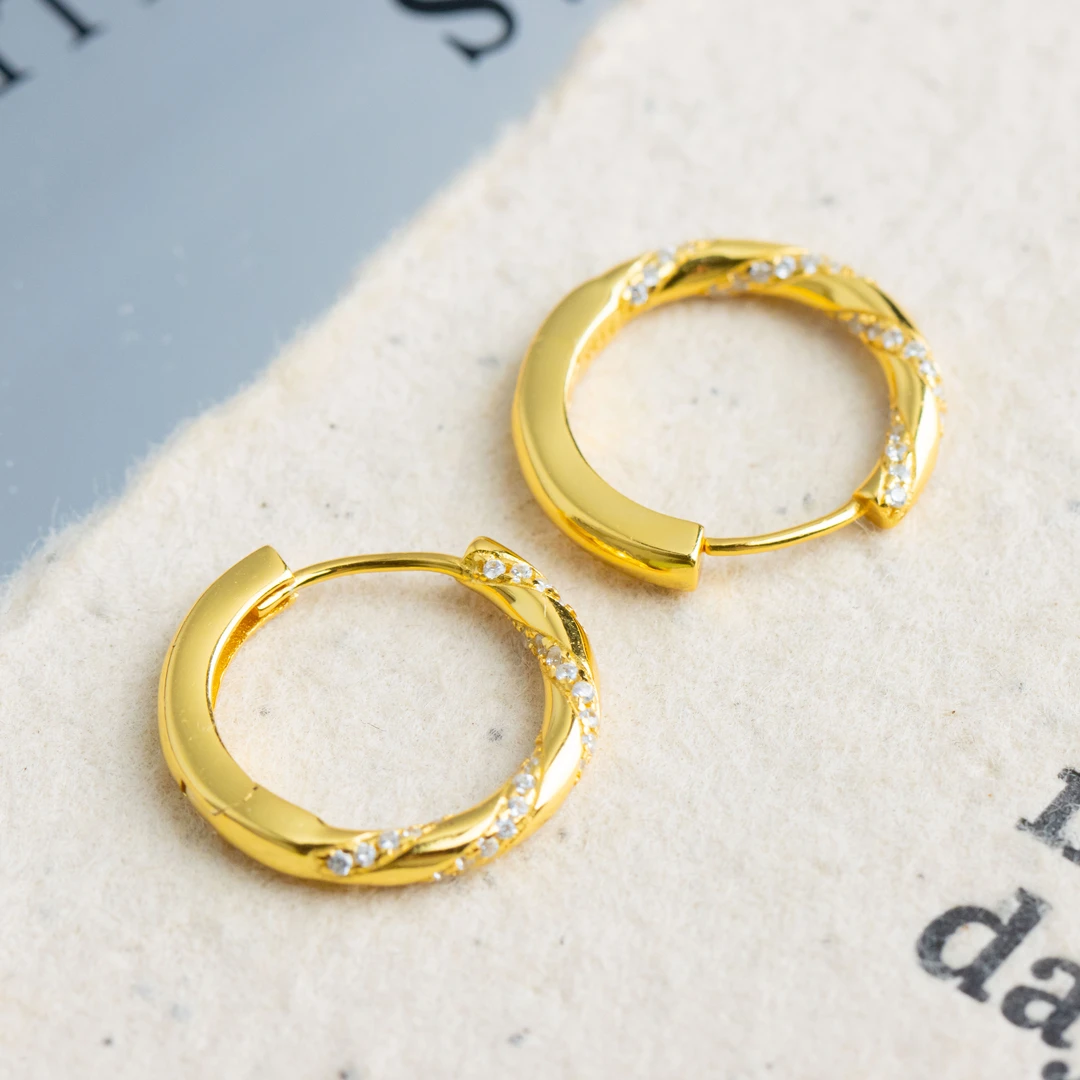 925银耳饰 S925银麻花时尚精致送礼女款耳扣 款式可选