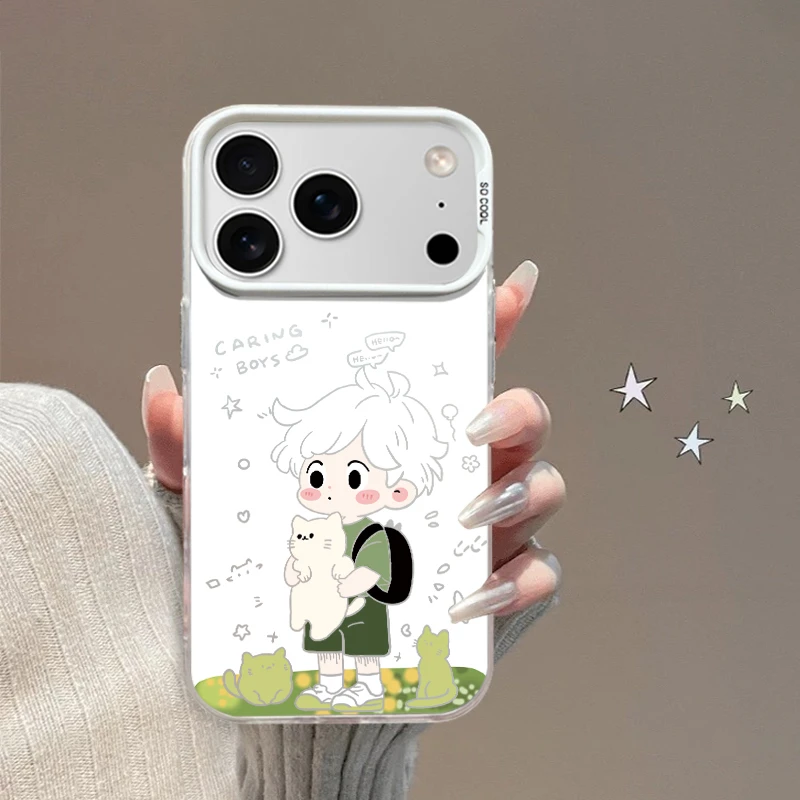 森林男孩适用1716plus磨砂14高级13保护套12promax手机壳防摔