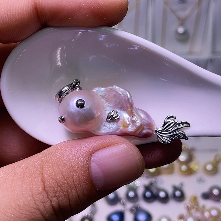 颈饰淡水珍珠合金09