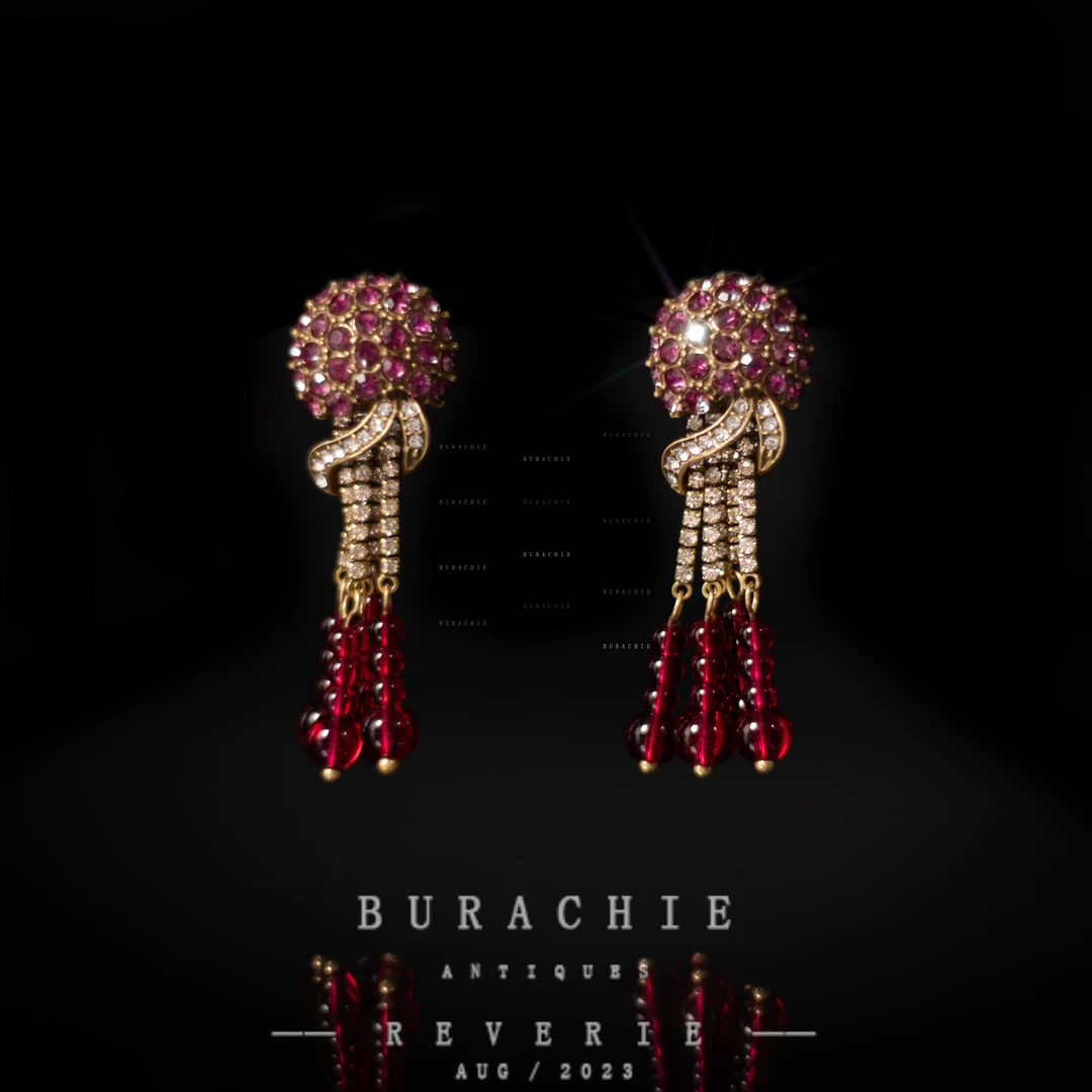 铜合金仿水晶耳饰 【5387】周年珍藏英｜经典原标克拉款Crown