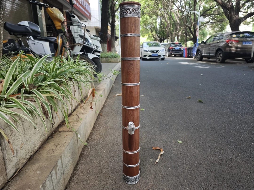 香花梨《中大号九道箍》云南水烟筒男士工艺品