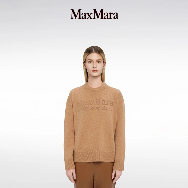 MaxMara 女装羊毛混纺圆领毛衣9361065106