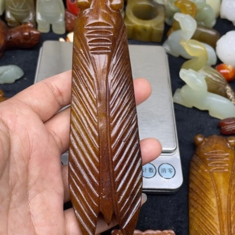 蛇纹石玉未镶嵌颈饰29