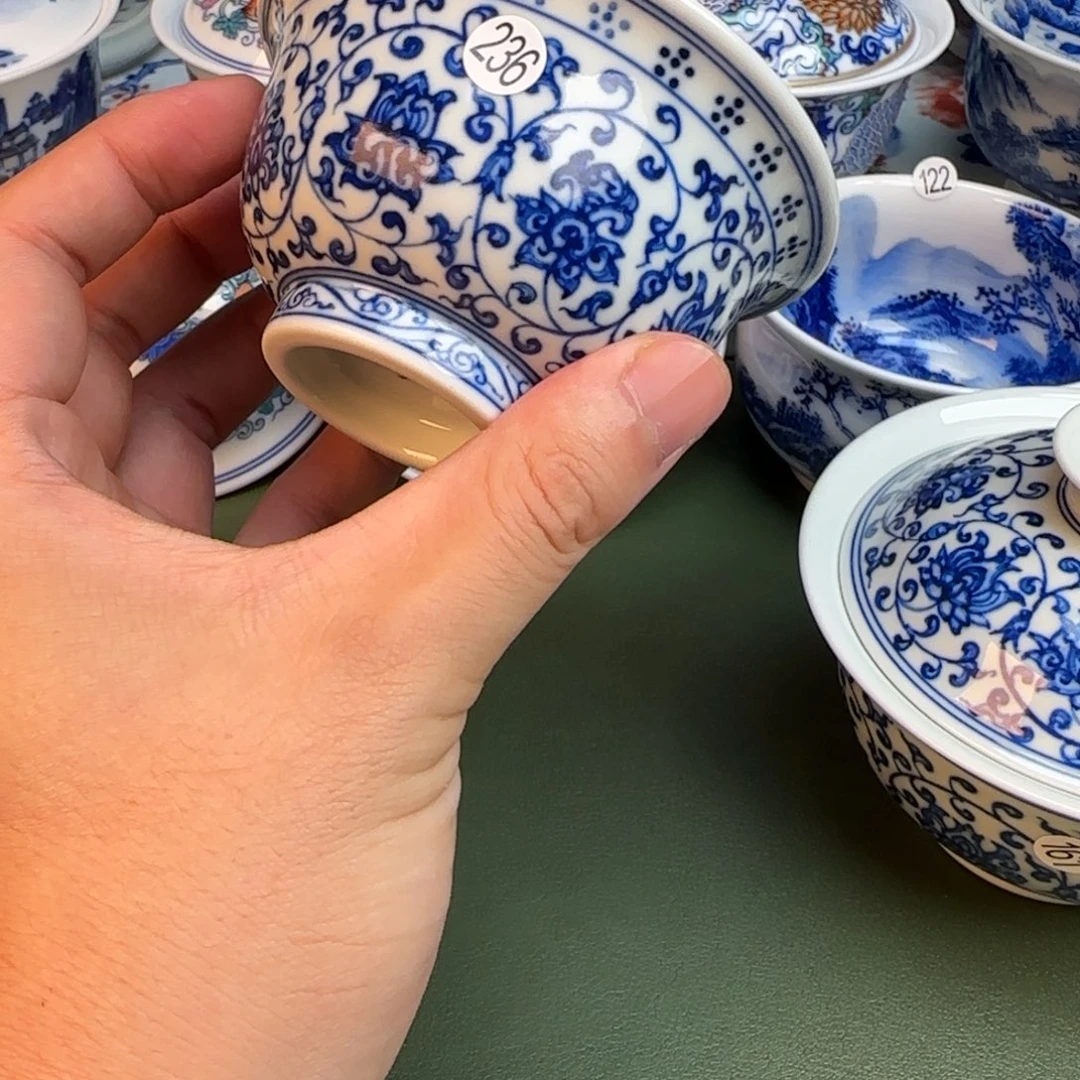 彦祖纯手工手绘茶具236