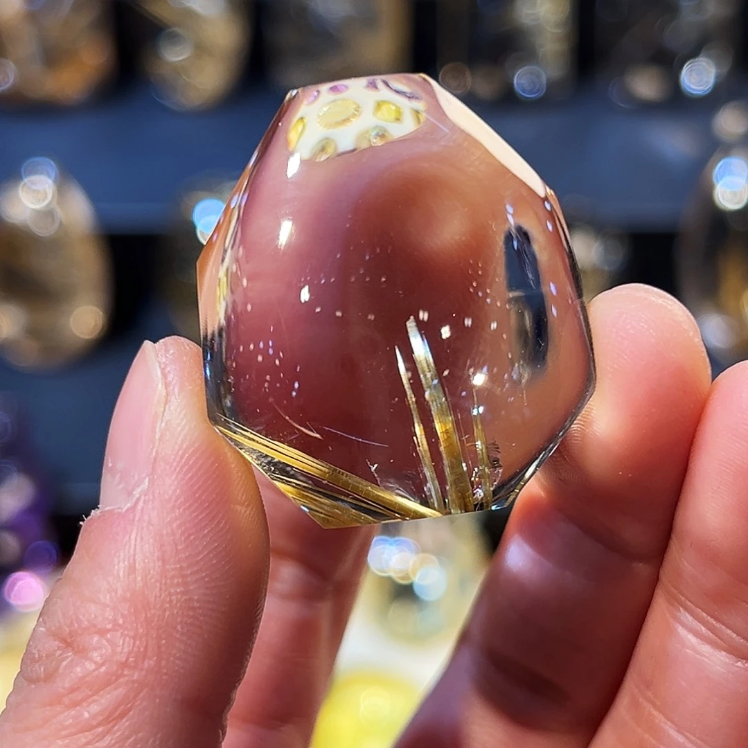 发晶颈饰未镶嵌吊坠（钛晶）