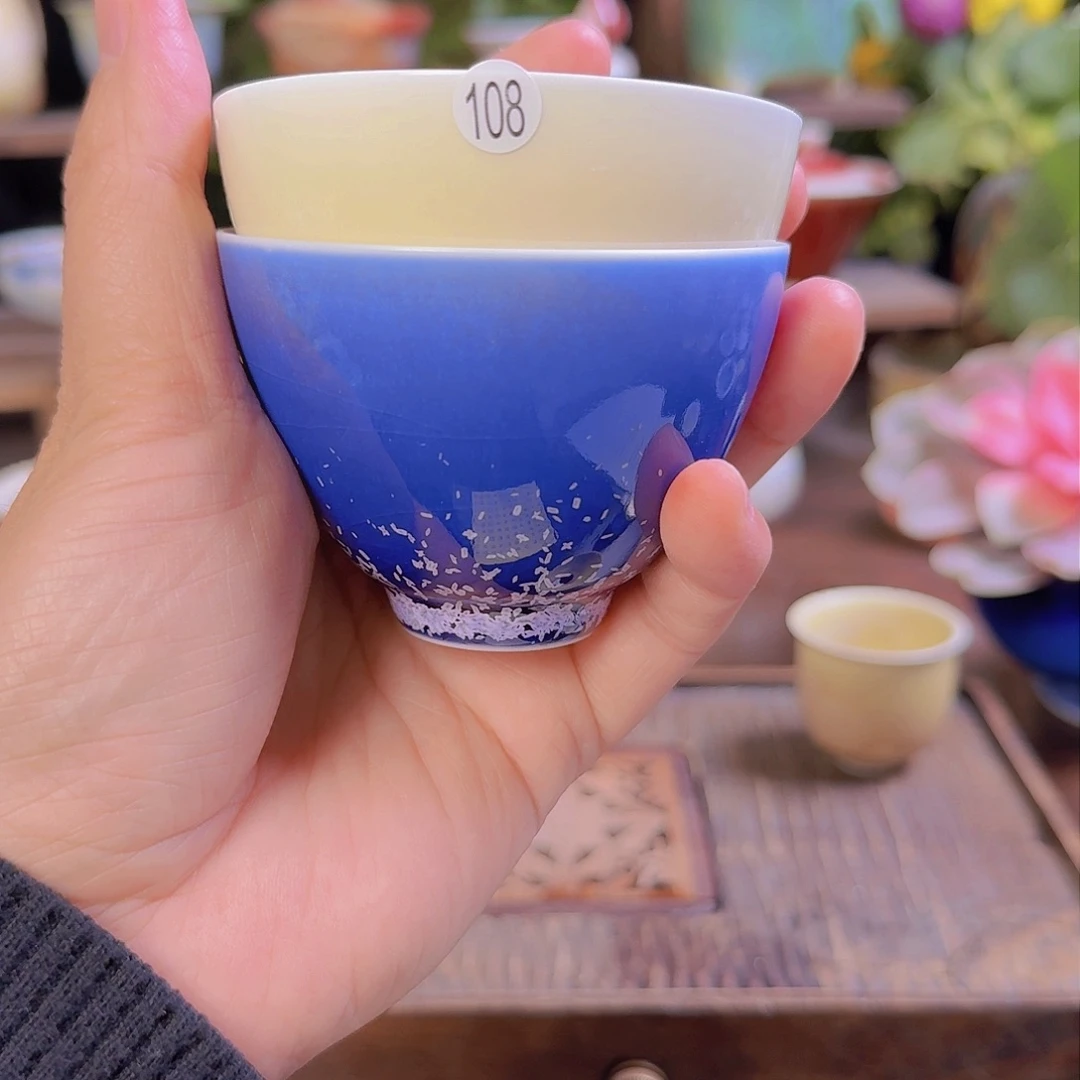 手工陶瓷主人杯杯108
