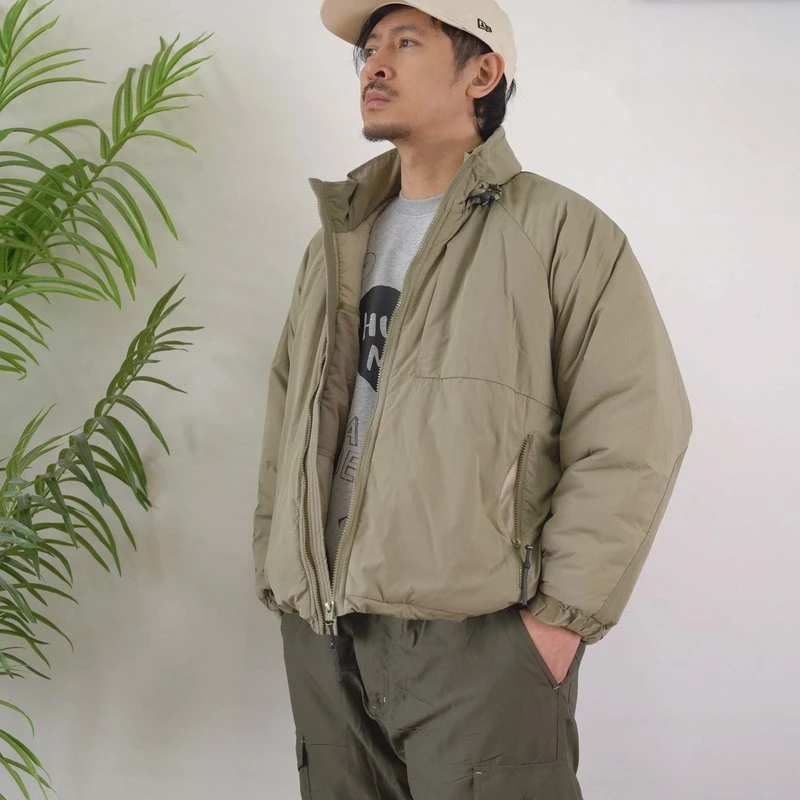 24AW "荷里活“ 余文乐同款日系保暖加厚秋冬立领外套棉服