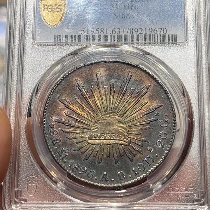 银石墨西哥鹰洋花边编号19670！