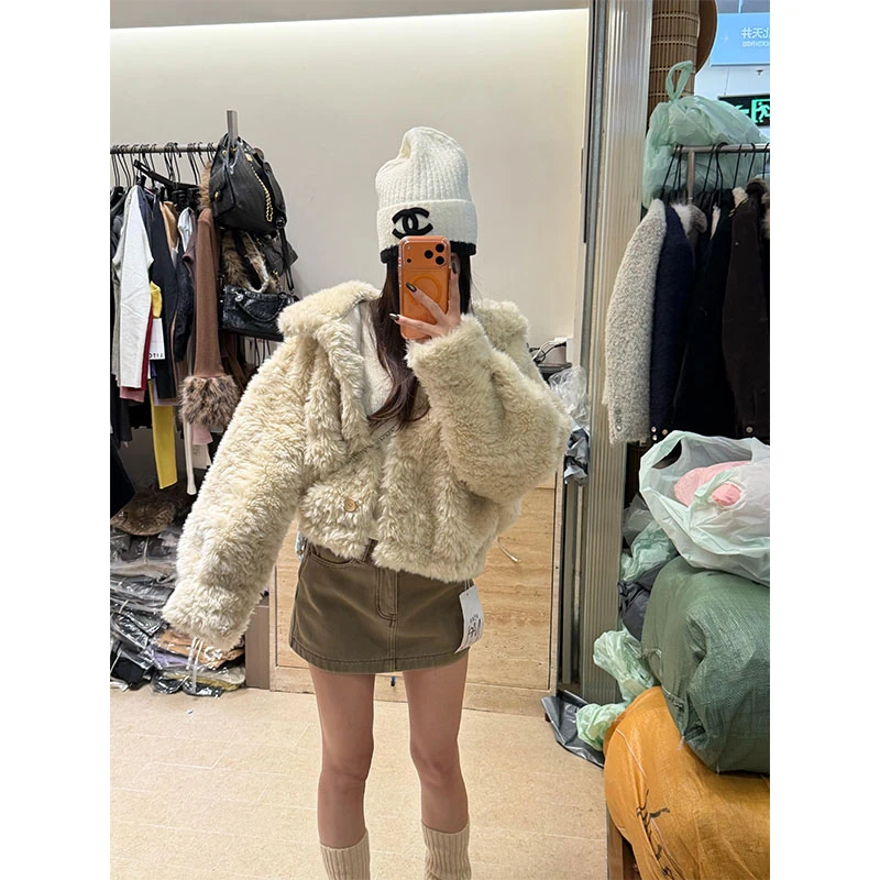 秋季时尚设计感简约风修身显瘦内搭时尚宽松外套上衣高腰半身裙女