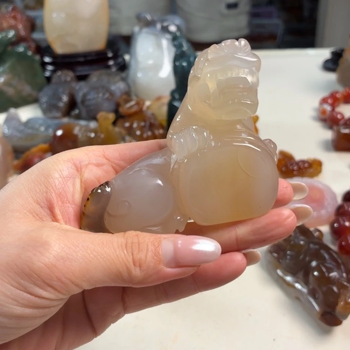 玛瑙/玉髓未镶嵌吊坠(不含链)