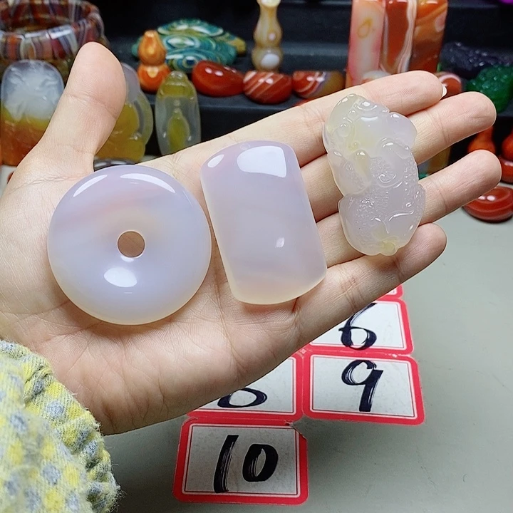 未镶嵌吊坠(不含链)玛瑙/玉髓不**心