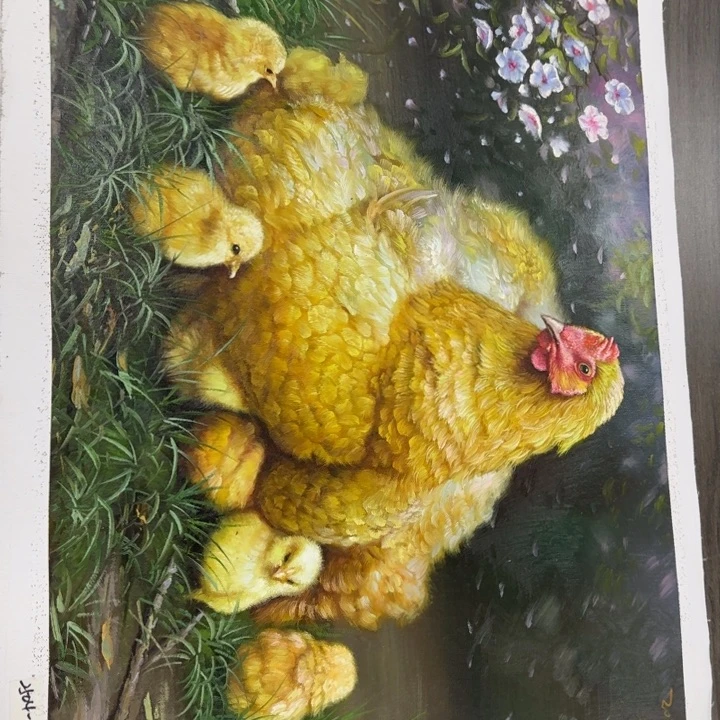 油画花花和我一起