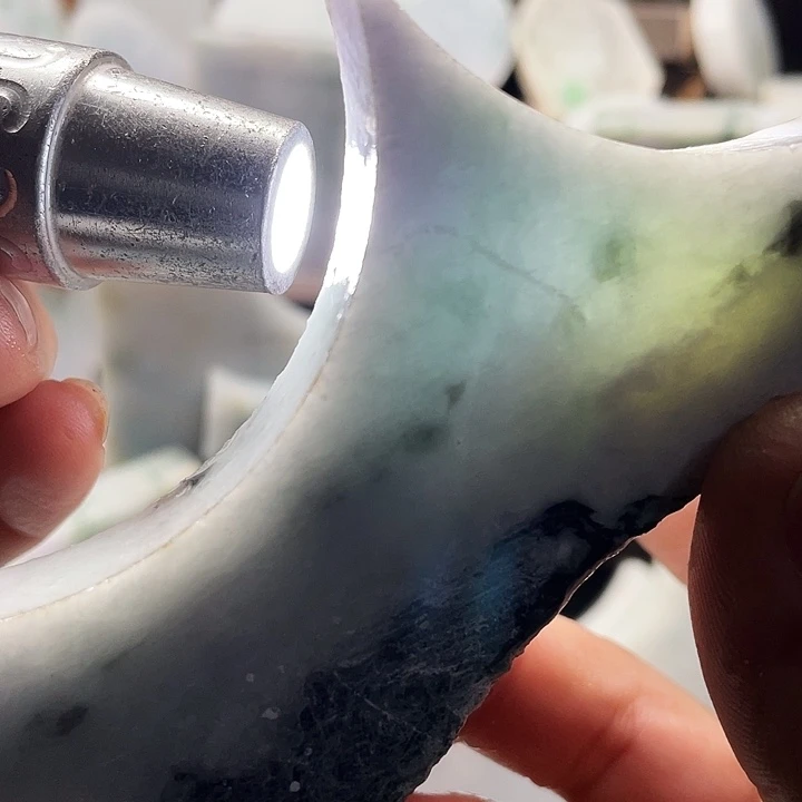 翡翠裸石翡翠片料