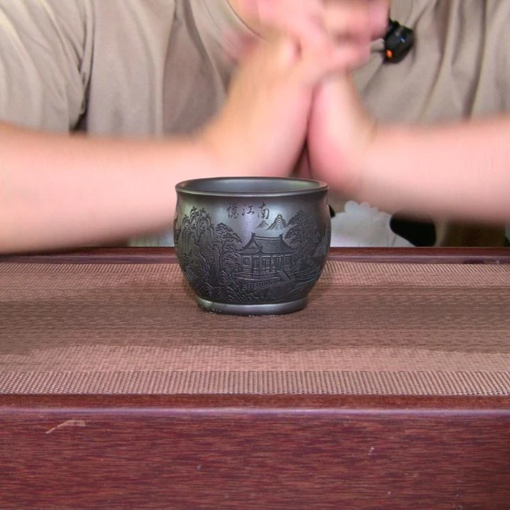 茶杯紫砂高货放漏