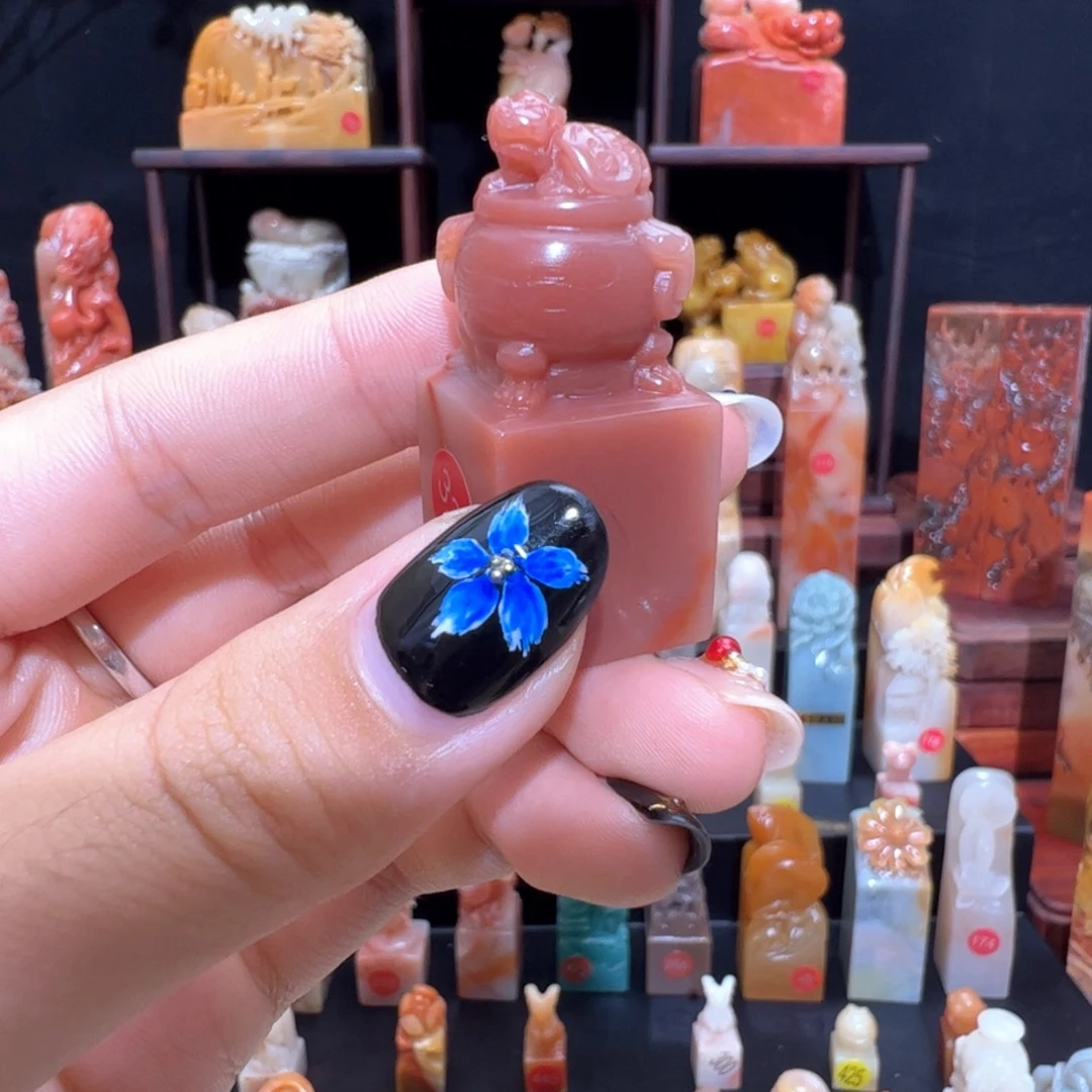 昌化石印石手工制作