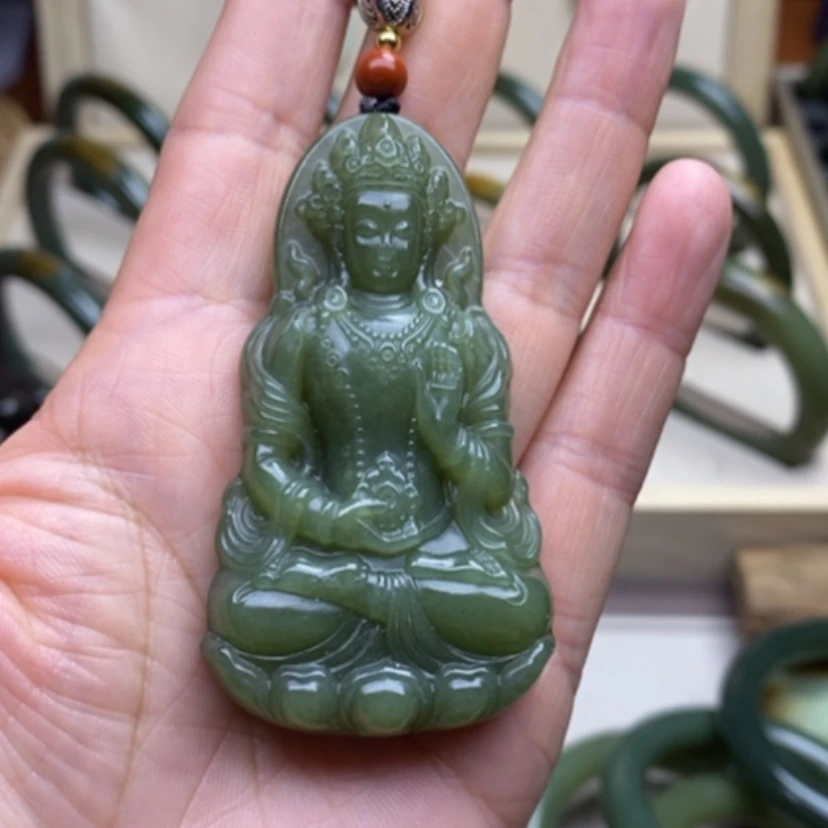 【闪购商品】和田玉挂件未镶嵌电***店