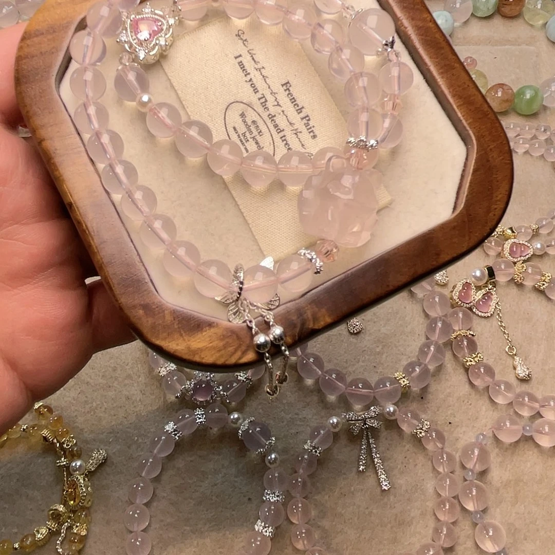 水晶手绳未镶嵌莫粉