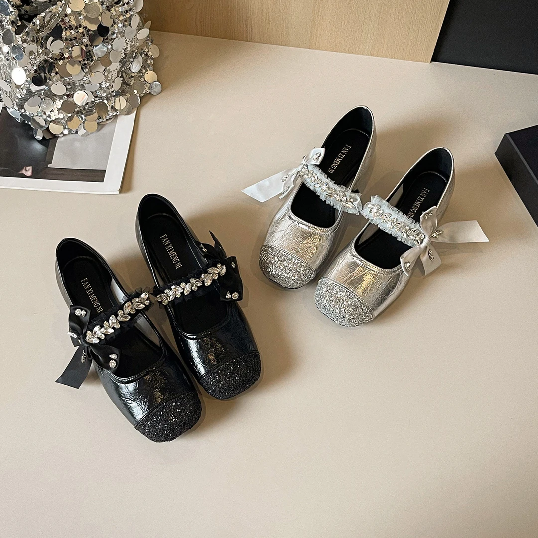 百搭时尚小众气质性感女鞋仙女风浅口方头细跟高