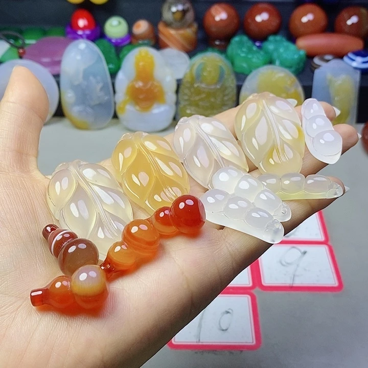 玛瑙/玉髓吊坠(不含链)未镶嵌…*#