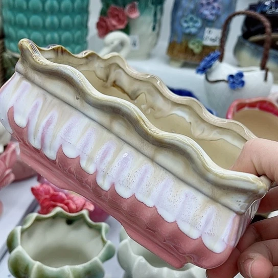 多肉绿植陶瓷花盆