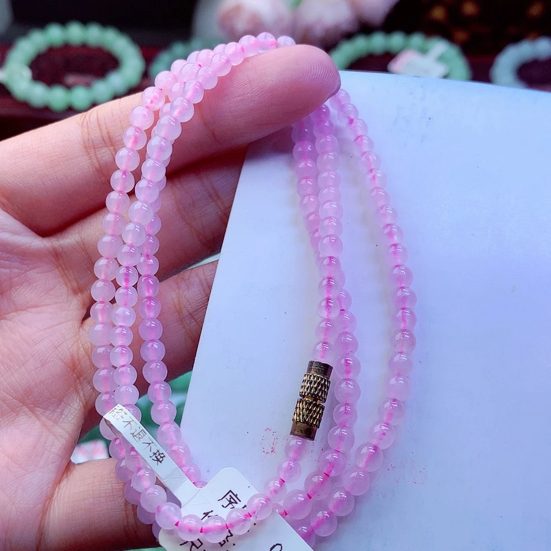 翡翠未镶嵌毛衣链