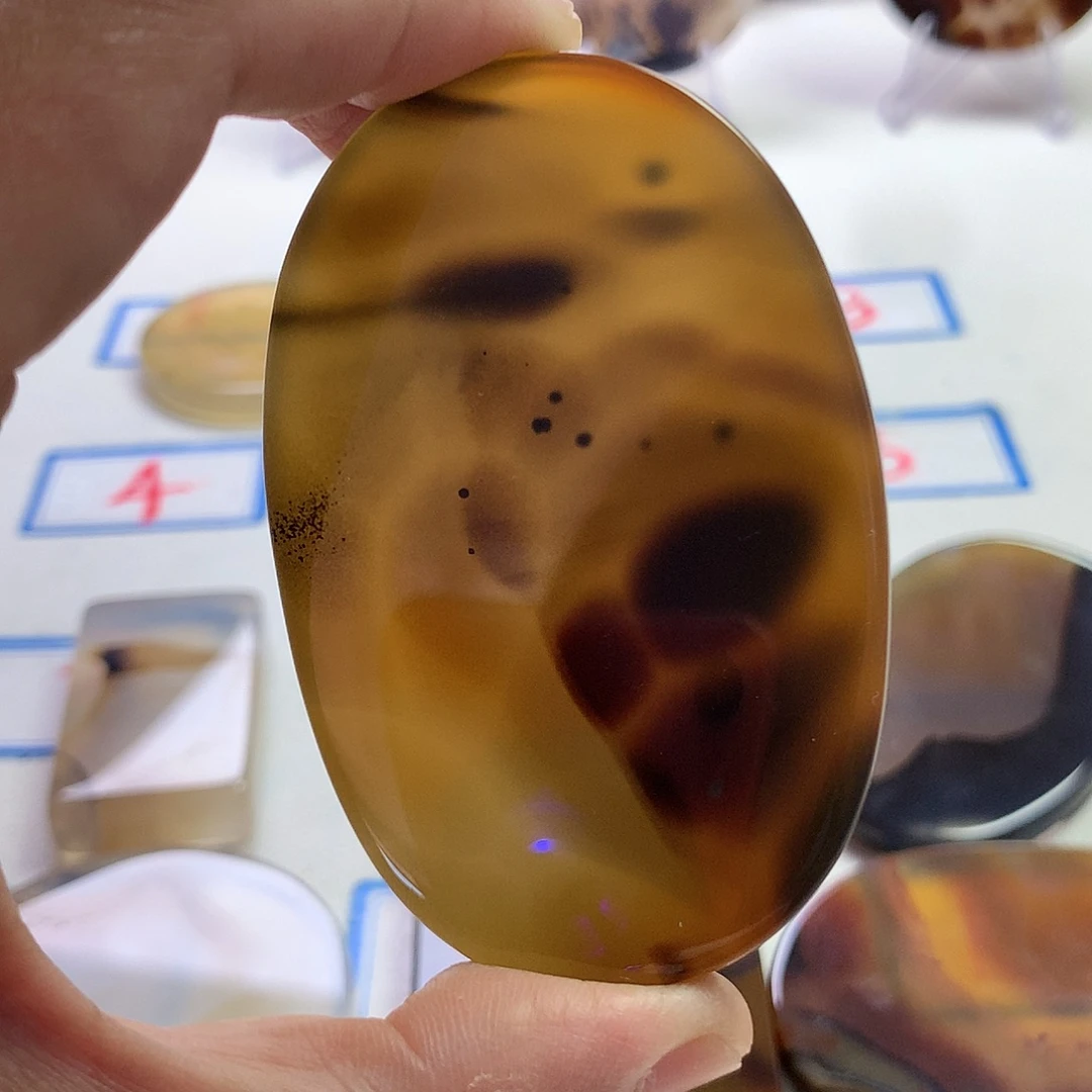 未镶嵌玛瑙/玉髓珠宝半成品