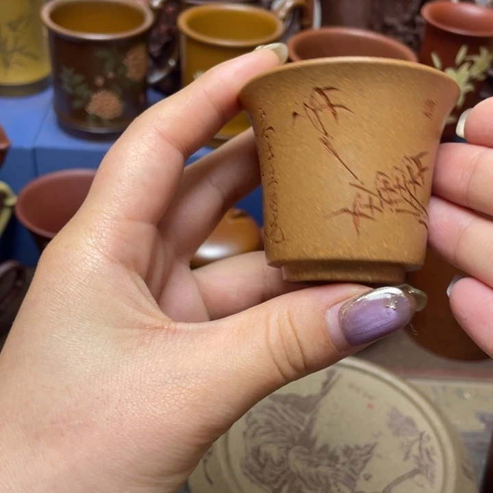 紫砂茶杯紫砂主人杯