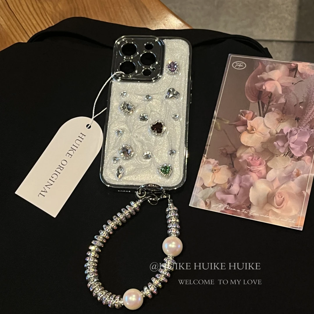 气质滴胶闪钻超美适用苹果16手机壳全包iphone15/14/13/12promax