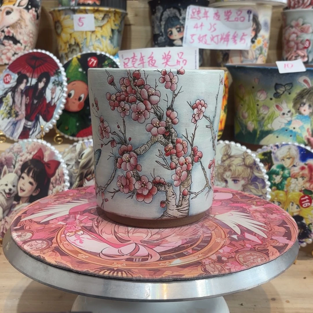 景德镇手绘花盆陶瓷13/15