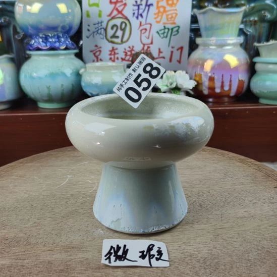 景德镇手工高温陶瓷：内口10高11
