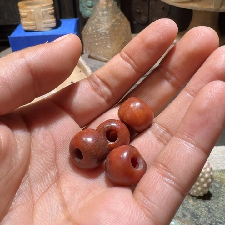 和田玉（糖玉）颈饰未镶嵌么*达