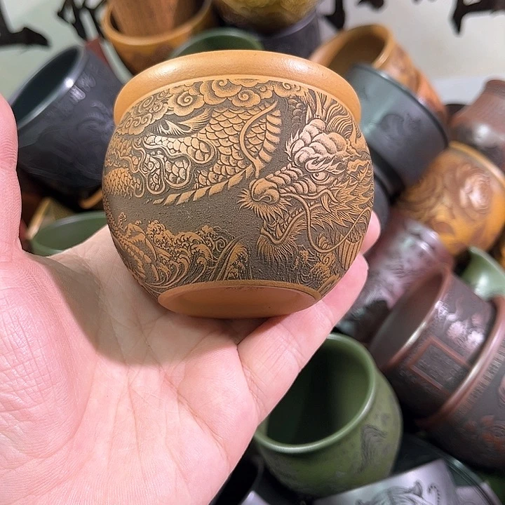 茶杯紫砂全手工紫砂主人杯