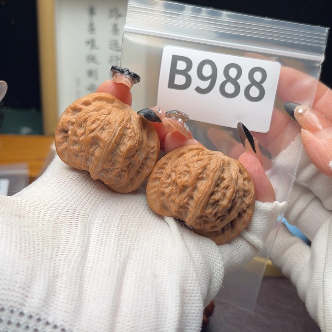 文玩核桃把件40战鼓b988