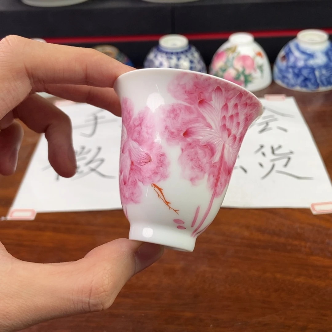 杯景德镇手绘陶瓷艺术