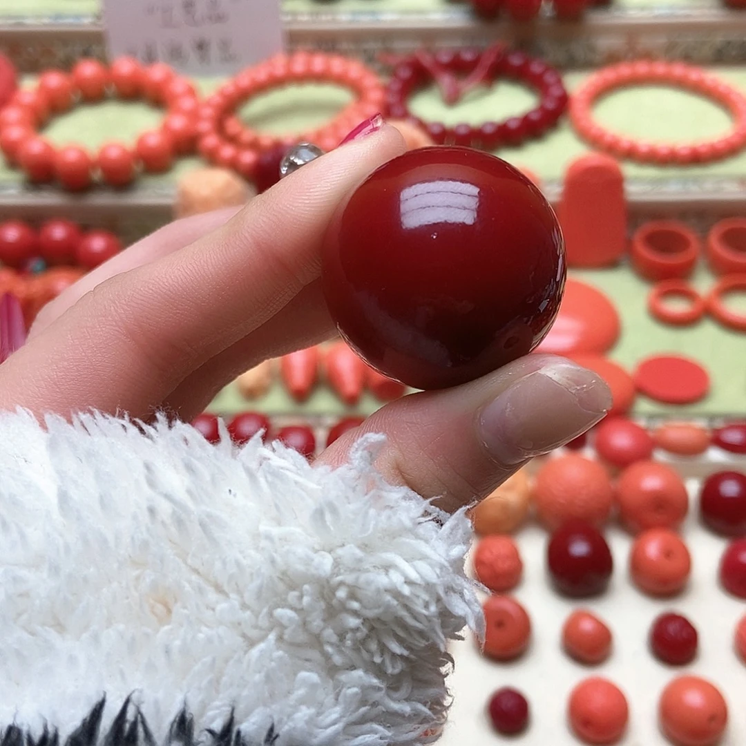 ༄***༒非金属3.0圆珠红色