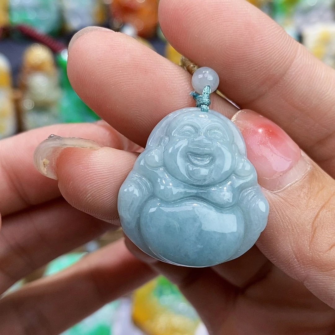 翡翠未镶嵌颈饰翡翠A货一物一证
