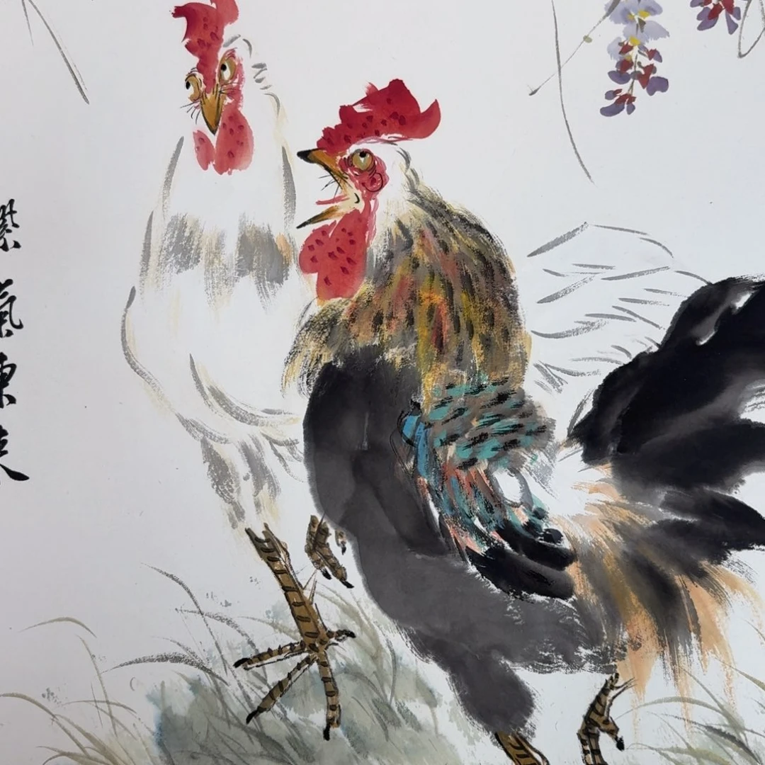国画国画作品山水花鸟纯手绘