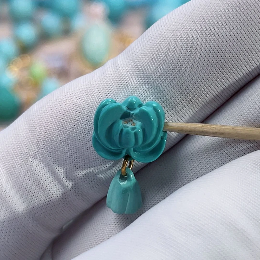 绿松石珠宝奇石未镶嵌