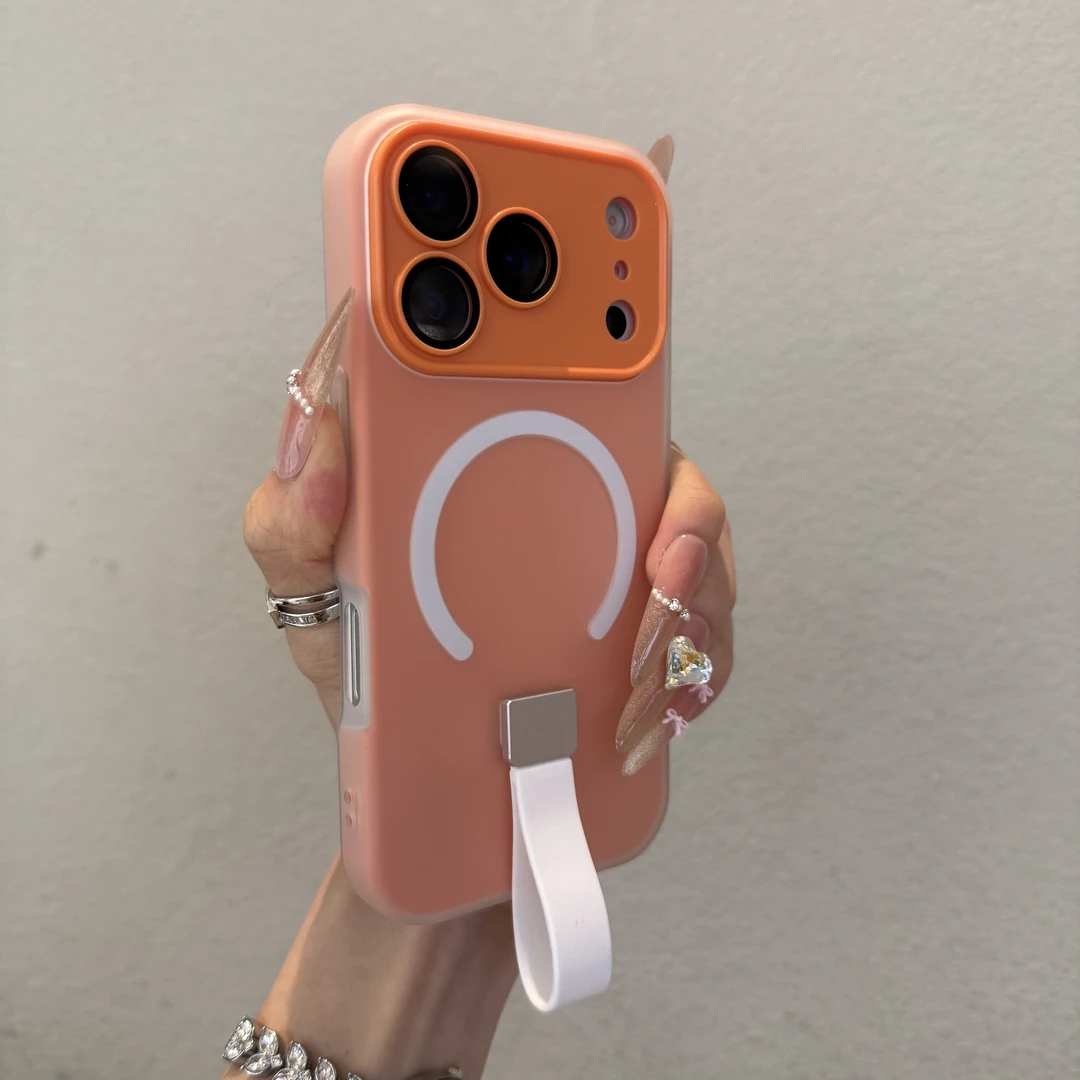 星宇橙二合一适用苹果17promax手机壳iPhone16磁吸15个性14时尚13