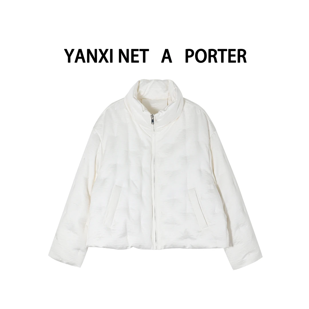 【11.7严选】奶油包刺绣鹅绒短外套